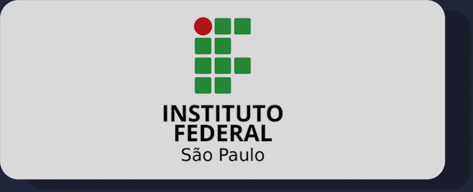 Logo do Instituto Federal de São Paulo (IFSP), composto por um símbolo formado por nove quadrados verdes e um círculo vermelho no canto superior esquerdo, seguido pelo nome da instituição em letras pretas.